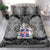 Icelandic Coat of Arms Bedding Set Viking Knotwork and National Flag Design