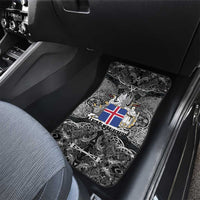 Icelandic Coat of Arms Car Mats Viking Knotwork and National Flag Design