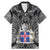 Icelandic Coat of Arms Family Matching Mermaid Dress and Hawaiian Shirt Viking Knotwork and National Flag Design