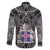Icelandic Coat of Arms Family Matching Mermaid Dress and Hawaiian Shirt Viking Knotwork and National Flag Design