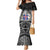 Icelandic Coat of Arms Mermaid Dress Viking Knotwork and National Flag Design