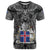Icelandic Coat of Arms T Shirt Viking Knotwork and National Flag Design