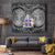 Icelandic Coat of Arms Tapestry Viking Knotwork and National Flag Design