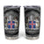 Icelandic Coat of Arms Tumbler Cup Viking Knotwork and National Flag Design