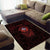 Iceland Vikings Area Rug Norse Runes with Raven and Longship Design Featuring National Flag