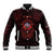 Iceland Vikings Baseball Jacket Norse Runes with Raven and Longship Design Featuring National Flag