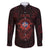 Iceland Vikings Family Matching Long Sleeve Bodycon Dress and Hawaiian Shirt Norse Runes with Raven and Longship Design Featuring National Flag