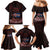 Iceland Vikings Family Matching Mermaid Dress and Hawaiian Shirt Norse Runes with Raven and Longship Design Featuring National Flag