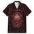 Iceland Vikings Family Matching Mermaid Dress and Hawaiian Shirt Norse Runes with Raven and Longship Design Featuring National Flag