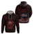 Iceland Vikings Hoodie Norse Runes with Raven and Longship Design Featuring National Flag