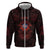 Iceland Vikings Hoodie Norse Runes with Raven and Longship Design Featuring National Flag
