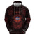 Iceland Vikings Hoodie Norse Runes with Raven and Longship Design Featuring National Flag
