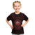 Iceland Vikings Kid T Shirt Norse Runes with Raven and Longship Design Featuring National Flag