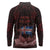 Iceland Vikings Long Sleeve Polo Shirt Norse Runes with Raven and Longship Design Featuring National Flag