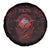Iceland Vikings Spare Tire Cover Norse Runes with Raven and Longship Design Featuring National Flag