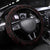 Iceland Vikings Steering Wheel Cover Norse Runes with Raven and Longship Design Featuring National Flag