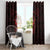 Iceland Vikings Window Curtain Norse Runes with Raven and Longship Design Featuring National Flag