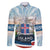 Iceland National Day Family Matching Puletasi and Hawaiian Shirt with Icelandic Flag Crest and Scenic Landscape Design