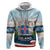 Iceland National Day Hoodie with Icelandic Flag Crest and Scenic Landscape Design