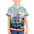 Iceland National Day Kid Hawaiian Shirt with Icelandic Flag Crest and Scenic Landscape Design