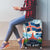 Iceland National Day Luggage Cover with Icelandic Flag Crest and Scenic Landscape Design