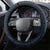 Iceland National Day Steering Wheel Cover with Icelandic Flag Crest and Scenic Landscape Design