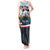 Iceland National Day Tank Maxi Dress with Icelandic Flag Crest and Scenic Landscape Design