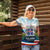 Iceland National Day Women Polo Shirt with Icelandic Flag Crest and Scenic Landscape Design