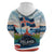 Iceland National Day Zip Hoodie with Icelandic Flag Crest and Scenic Landscape Design
