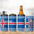 Iceland Flag 4 in 1 Can Cooler Tumbler with Icelandic Crest and Traditional Nordic Knit Pattern Design