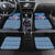 Iceland Flag Car Mats with Icelandic Crest and Traditional Nordic Knit Pattern Design