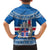 Iceland Flag Kid Hawaiian Shirt with Icelandic Crest and Traditional Nordic Knit Pattern Design