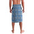 Iceland Flag Lavalava with Icelandic Crest and Traditional Nordic Knit Pattern Design