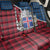 Iceland Crest Back Car Seat Cover with Viking Dragon and Icelandic Flag Plaid Pattern - Wonder Print Shop