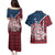 Iceland Crest Couples Matching Puletasi and Hawaiian Shirt with Viking Dragon and Icelandic Flag Plaid Pattern - Wonder Print Shop