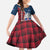 Iceland Crest Family Matching Off Shoulder Maxi Dress and Hawaiian Shirt with Viking Dragon and Icelandic Flag Plaid Pattern - Wonder Print Shop