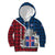 Iceland Crest Kid Hoodie with Viking Dragon and Icelandic Flag Plaid Pattern - Wonder Print Shop