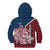 Iceland Crest Kid Hoodie with Viking Dragon and Icelandic Flag Plaid Pattern - Wonder Print Shop