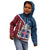 Iceland Crest Kid Hoodie with Viking Dragon and Icelandic Flag Plaid Pattern - Wonder Print Shop