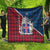 Iceland Crest Quilt with Viking Dragon and Icelandic Flag Plaid Pattern - Wonder Print Shop