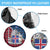 Iceland Crest Spare Tire Cover with Viking Dragon and Icelandic Flag Plaid Pattern - Wonder Print Shop
