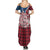 Iceland Crest Summer Maxi Dress with Viking Dragon and Icelandic Flag Plaid Pattern - Wonder Print Shop