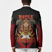 Noble Shriners Blazer Masonic Egyptian Pharaoh Scimitar Emblem