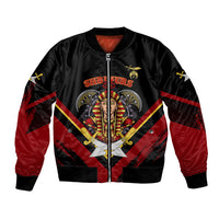 Noble Shriners Bomber Jacket Masonic Egyptian Pharaoh Scimitar Emblem
