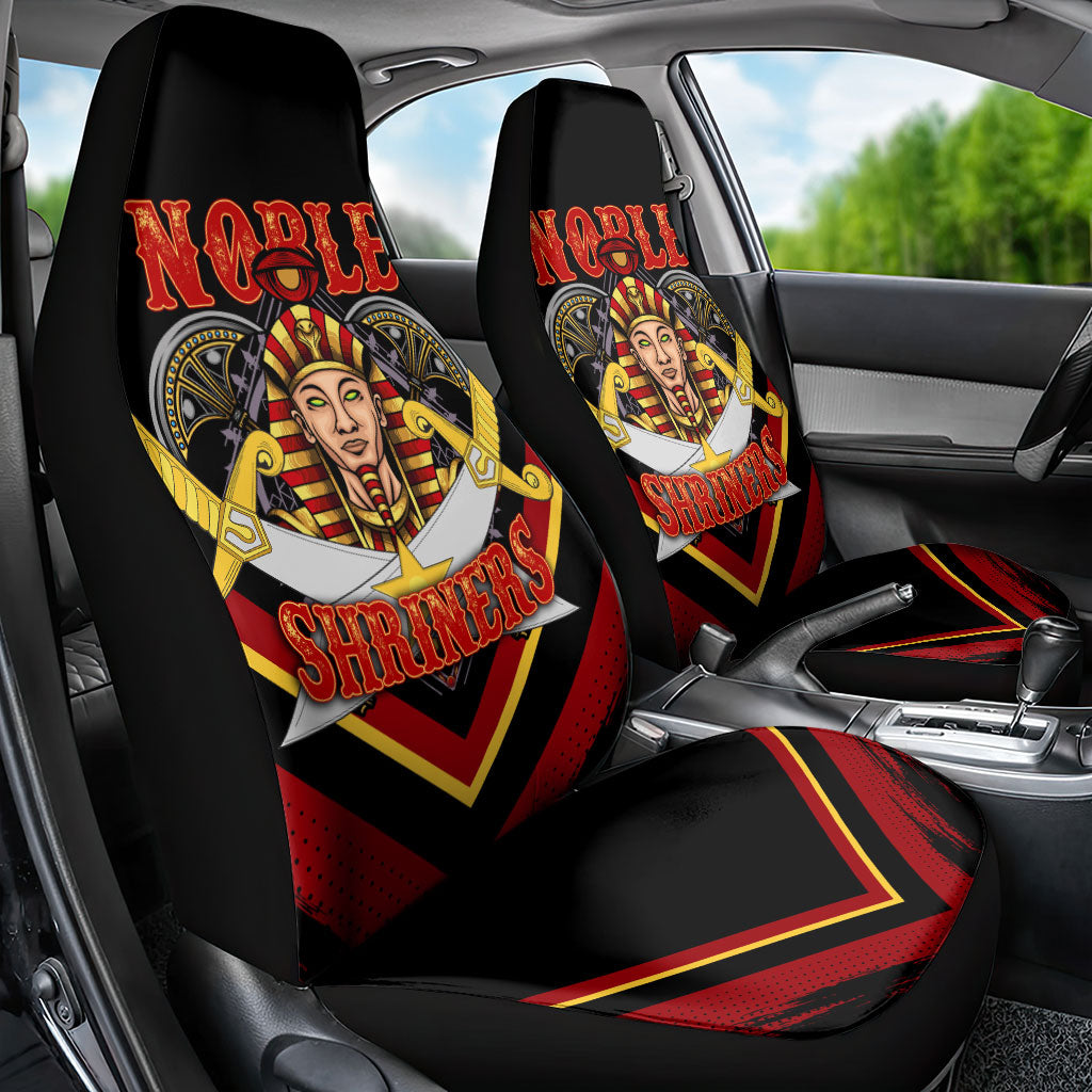 Noble Shriners Car Seat Cover Masonic Egyptian Pharaoh Scimitar Emblem