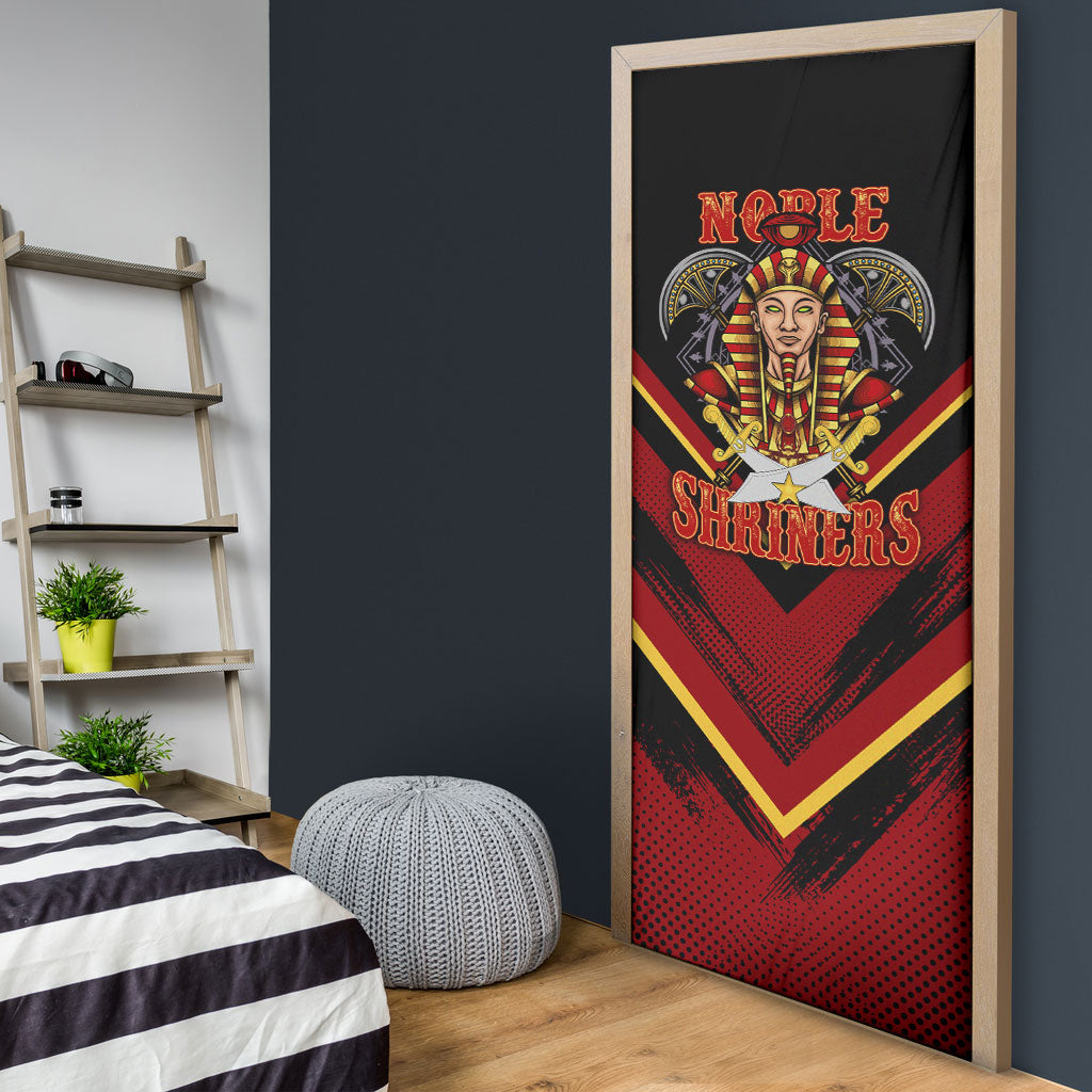 Noble Shriners Door Cover Masonic Egyptian Pharaoh Scimitar Emblem