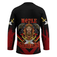 Noble Shriners Hockey Jersey Masonic Egyptian Pharaoh Scimitar Emblem