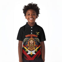 Noble Shriners Kid Polo Shirt Masonic Egyptian Pharaoh Scimitar Emblem