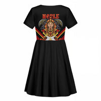 Noble Shriners Kid Short Sleeve Dress Masonic Egyptian Pharaoh Scimitar Emblem