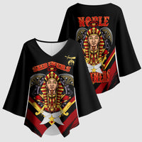 Noble Shriners Kimono Sleeve Blouse Masonic Egyptian Pharaoh Scimitar Emblem